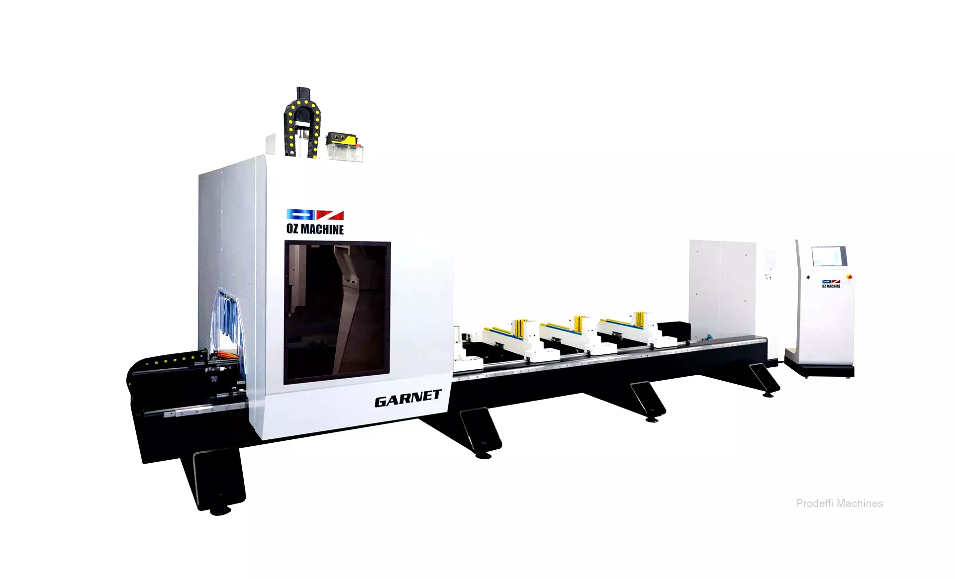 GARNET - Centre d’usinage pour profilés avec Contrôle CNC (4 Axes)