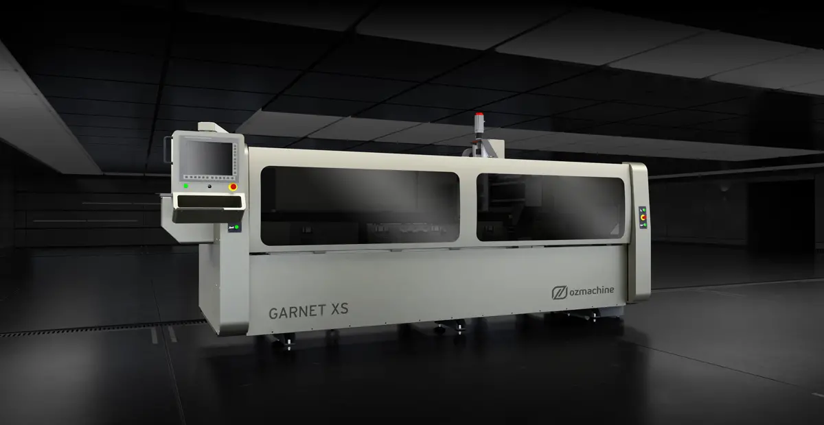 GARNET XS - Machining center for profiles with CNC Control (3+1 Axes)