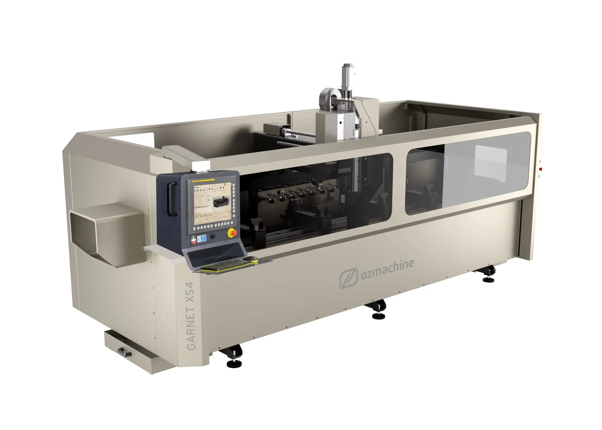 GARNET XS4 - Machining center for profiles with CNC Control (4 Axes)